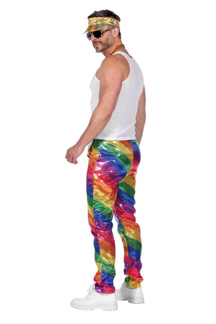 Regenbogenhosen Männer
