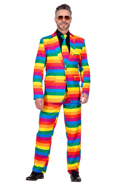 Regenbogen Anzug Männer 3 Stück