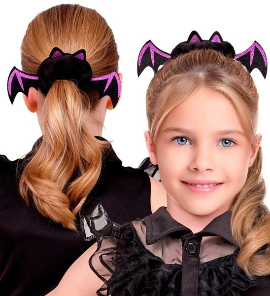 Halloween-Haargummi mit Fledermausmotiv für Kinder