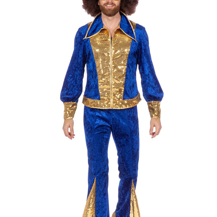 Glitter Disco Set blau/gold