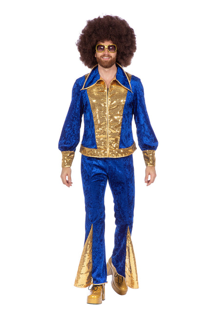 Glitter Disco Set blau/gold