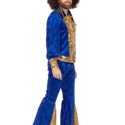 Glitter Disco Set blau/gold