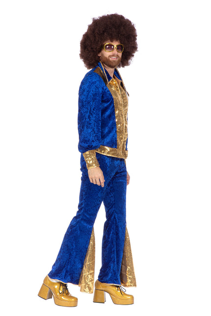 Glitter Disco Set blau/gold