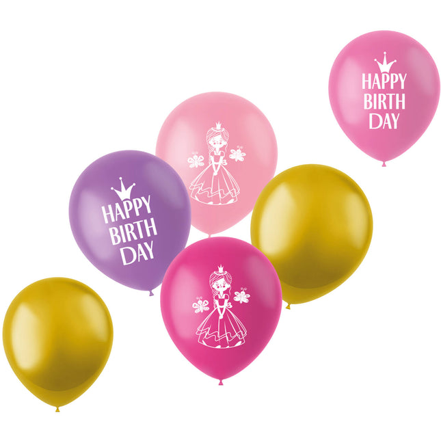 Prinzessinnen Ballons 33cm 6Stück