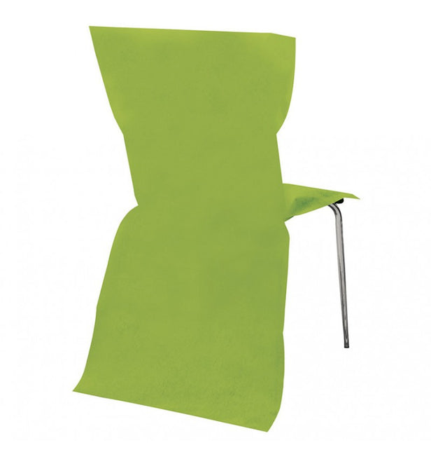 Limettengrüne Stuhlhusse 6tlg
