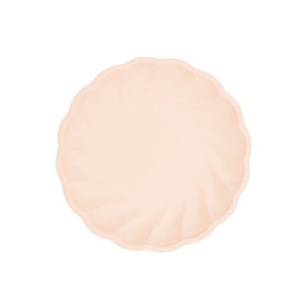 6 ronde borden, 18,8 cm, abrikoos van Riethmueller koop je bij Partywinkel