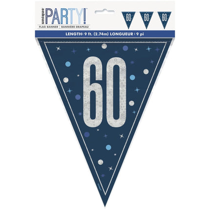 60 Jaar Slinger Blauw 2,5m van Unique koop je bij Partywinkel