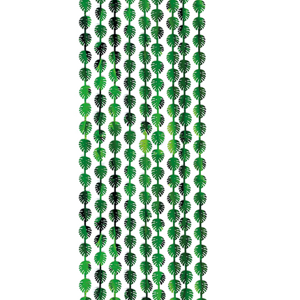 Grüner Türvorhang aus Palmblättern, 2 m
