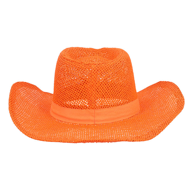 Cowboy Strohhut Orange