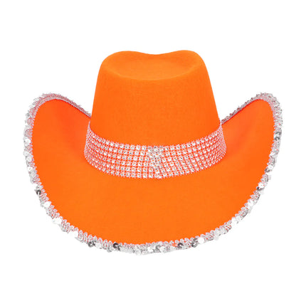 Cowboyhut Orange Uv Schwarzlicht