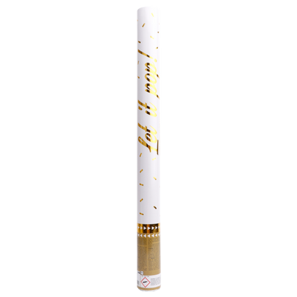 Gold Konfetti Kanone Folie 60cm