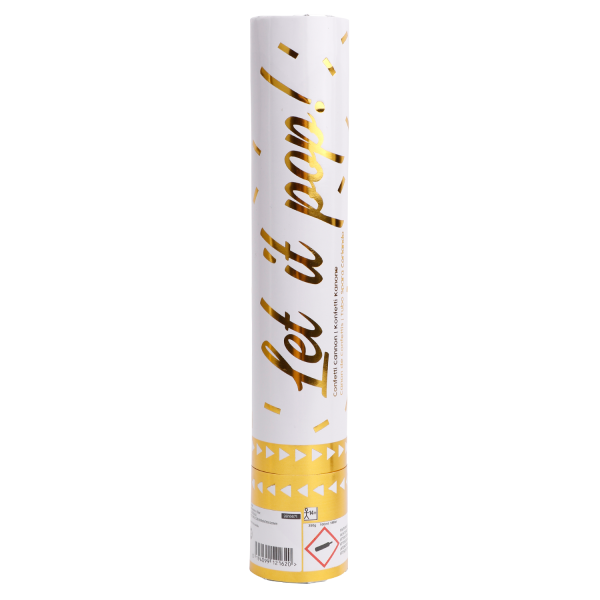 Gold Konfetti Kanone Folie 28cm