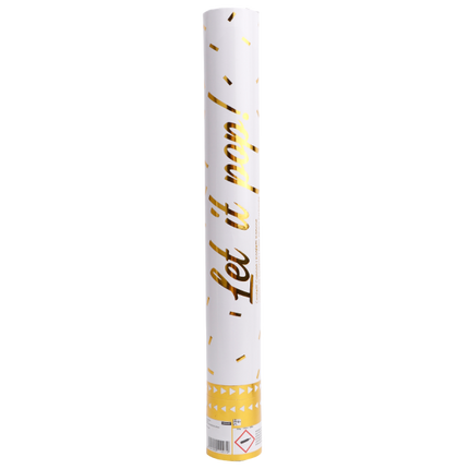 Gold Konfetti Kanone Folie 40cm