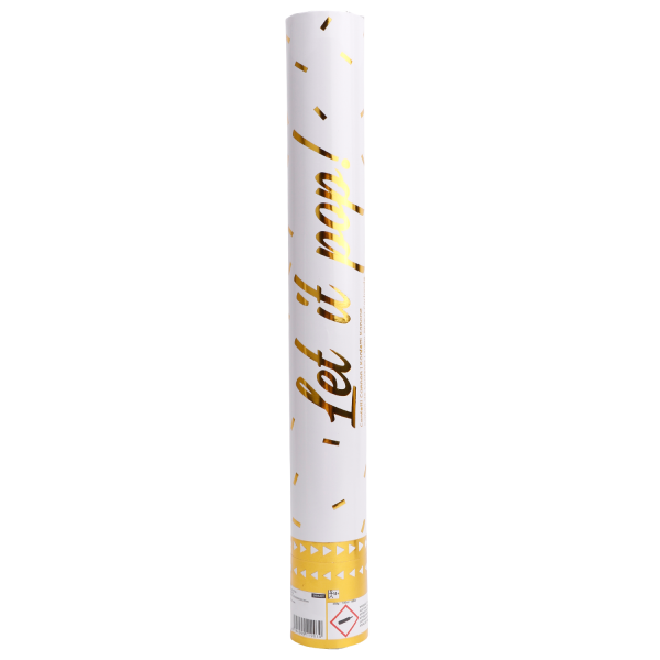Gold Konfetti Kanone Folie 40cm