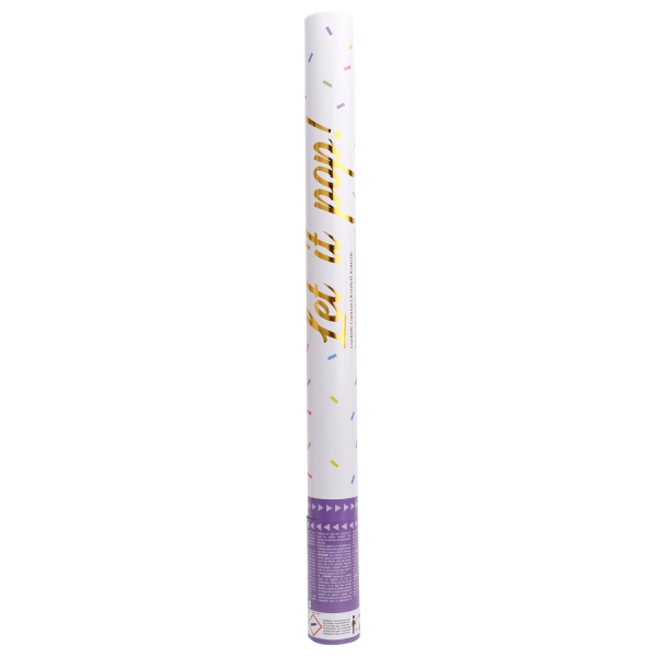 Bunte Konfettikanone Folie 60cm