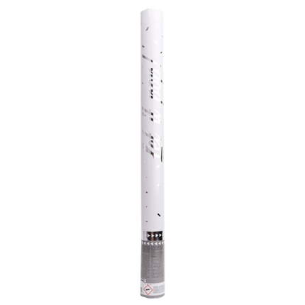 Silberne Konfettikanone 60cm