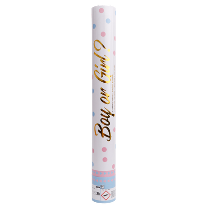Gender Reveal Konfettikanone Rosa 40cm