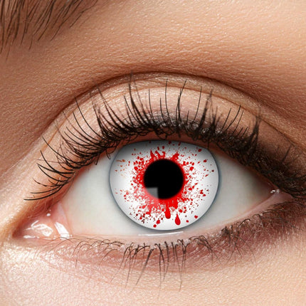 Halloween Farblinsen Blut