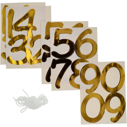 Happy Birthday Banner Schwarz Gold 1,6m