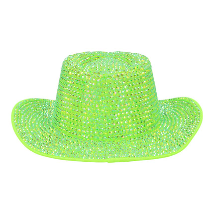 Cowboyhut Aurora neongrün UV