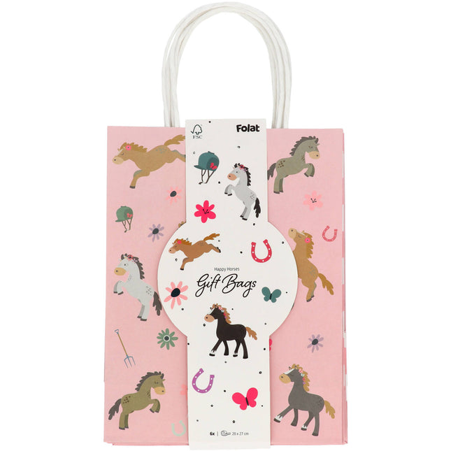 Pferd teilen Taschen 27cm 6pcs
