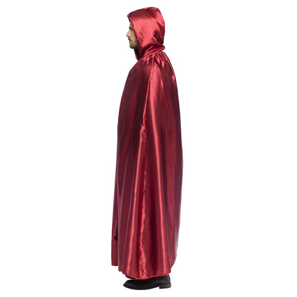 Halloween Cape Schwarz Rot Kreatur der Nacht
