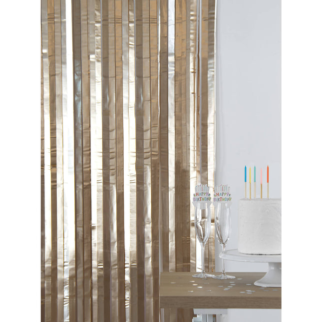 Goldene Türvorhangmatte 2m