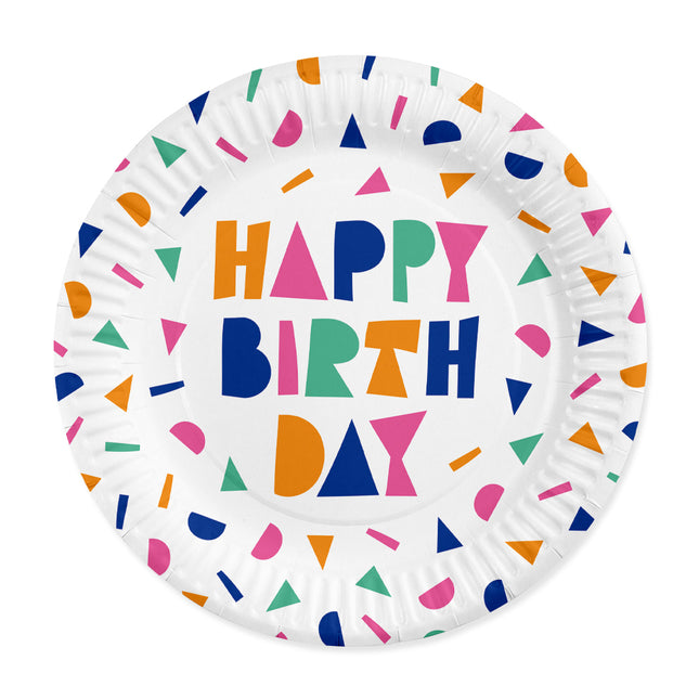 Happy Birthday Borden Confetti 23cm