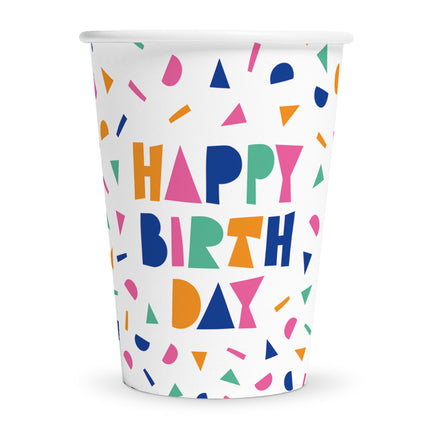Happy Birthday Bekers Confetti 210ml 8st