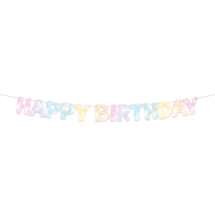 Unicorn Letterslinger Happy Birthday 3m