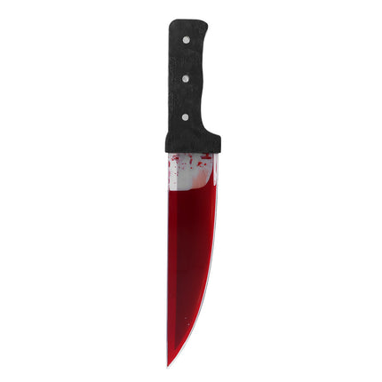 Halloween Fake-Messer mit Blut 39cm