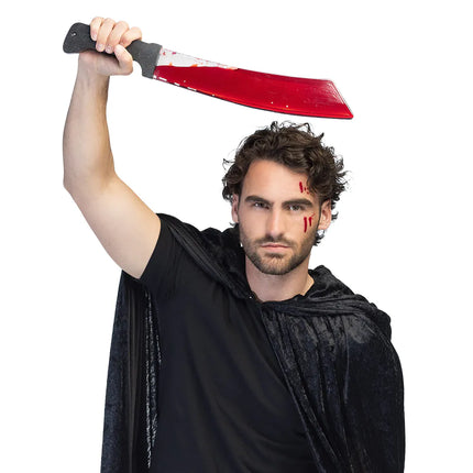 Halloween Fake Machete Blut 51cm