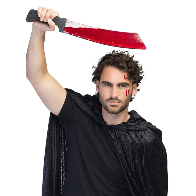Halloween Fake Machete Blut 51cm