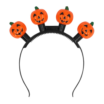 Halloween Haarband Kürbis Led
