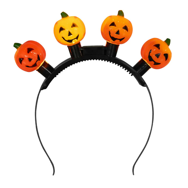 Halloween Haarband Kürbis Led