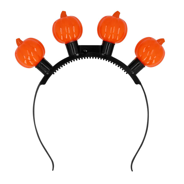 Halloween Haarband Kürbis Led