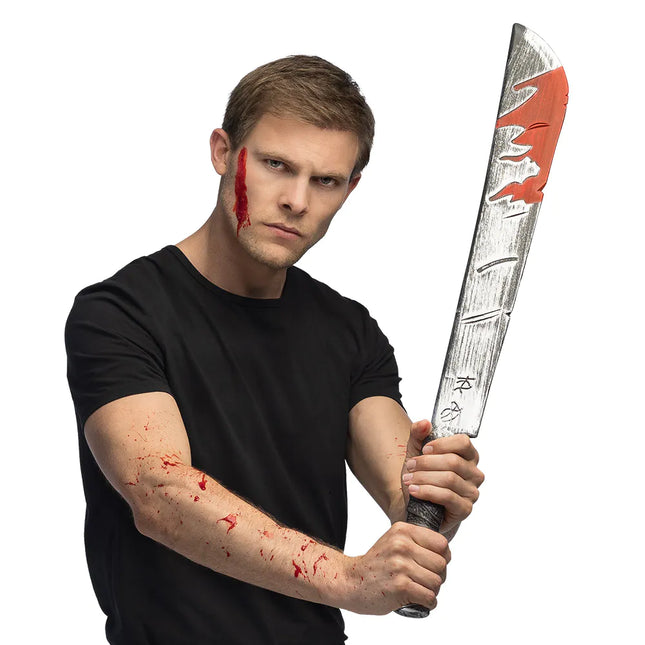 Halloween Fake Messer Blut 73cm