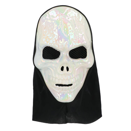 Halloween Maske Perlenschädel