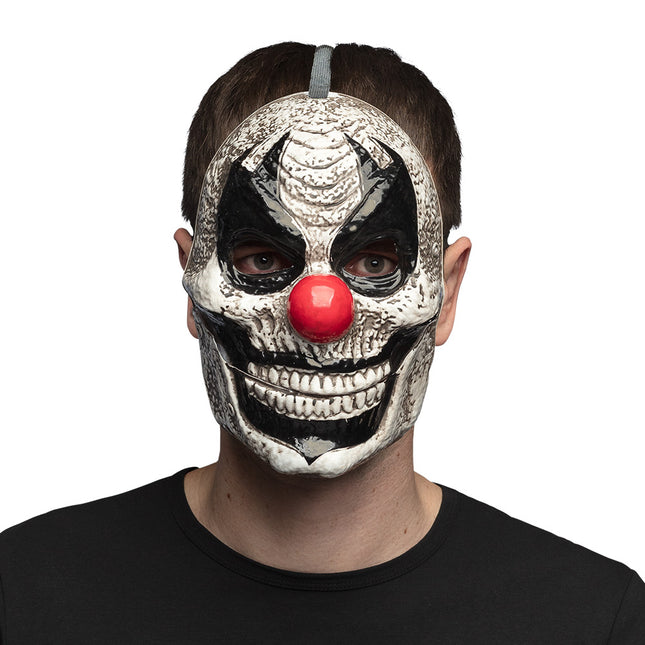 Halloween Maske Clown mit beweglichem Kiefer