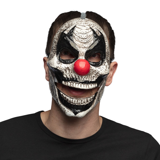 Halloween Maske Clown mit beweglichem Kiefer