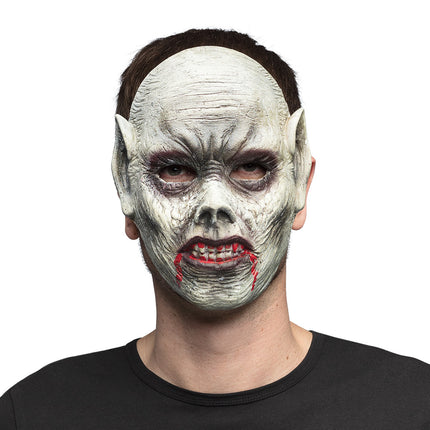 Halloween Maske Grauer Vampir