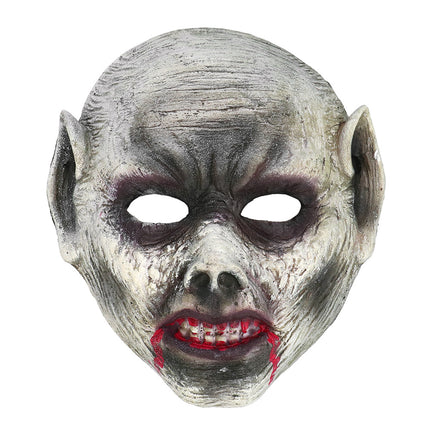Halloween Maske Grauer Vampir
