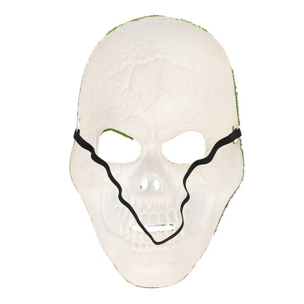 Halloween Maske Grüner Totenkopf