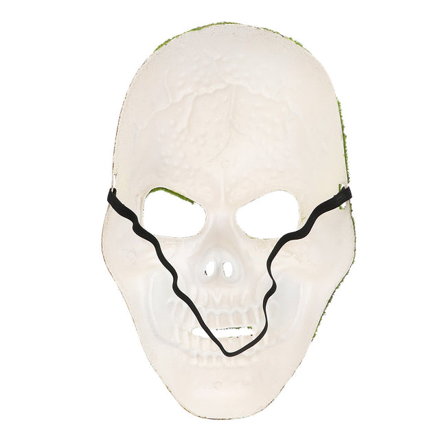Halloween Maske Grüner Totenkopf