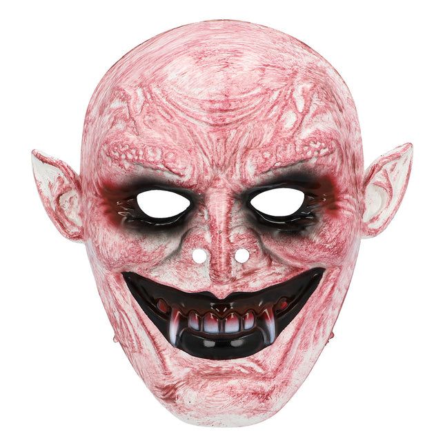 Halloween Maske Rot Weiß Vampir