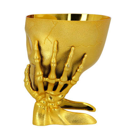 Schale Goldener Schädel