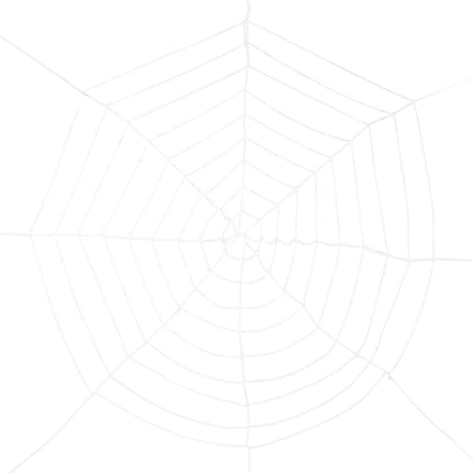 Weißes Spinnennetz 2,75 m