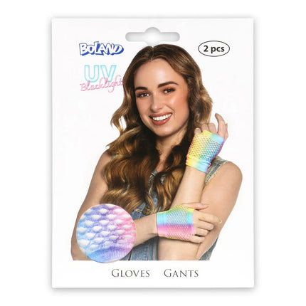 Visnet Handschoenen Regenboog