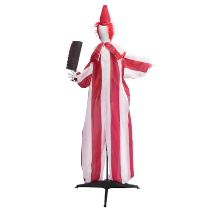Halloween Puppe Rot Weiß Clown 1,8m