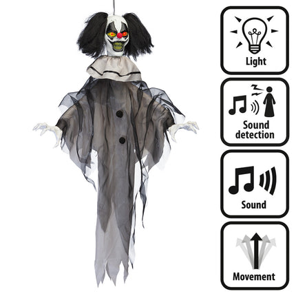 Halloween Hängedekoration Horrow Clown 90cm